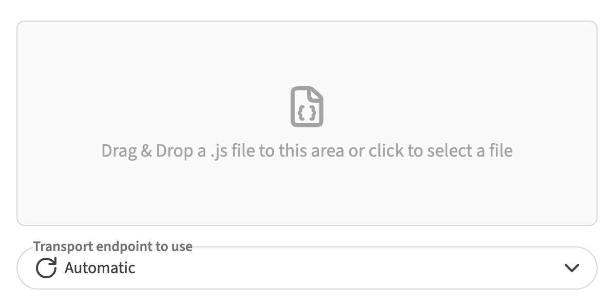 JS Upload form for universal integration